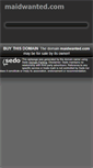 Mobile Screenshot of maidwanted.com
